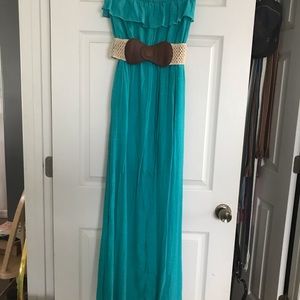 Trixxi Dresses Trixxi Strapless Maxi Poshmark